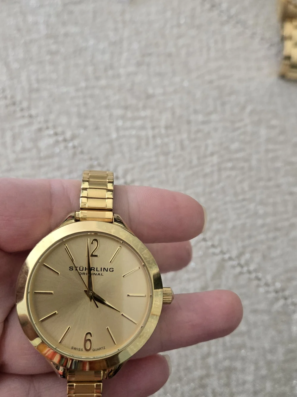 Stuhrling Original Gold Tone Women's Bracelet Watch